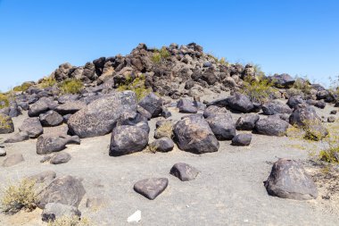 gila bend, arizona yakınlarında Petroglyph sitesi