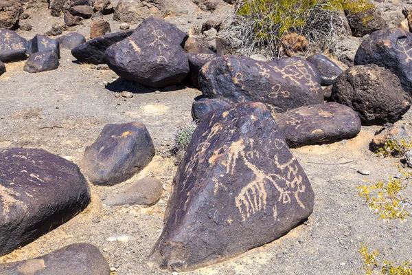 stock image Petroglyph Site, Near Gila Bend, Arizona