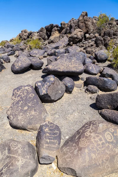 gila bend, arizona yakınlarında Petroglyph sitesi