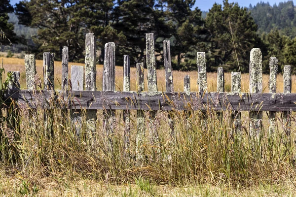 Historic fence at Fort Ross State Historic Park — Stock Photo, Image