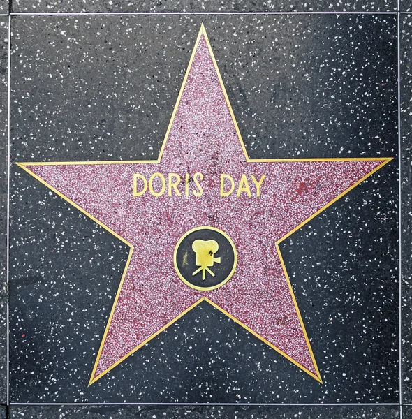 Doris dagar stjärna på hollywood promenad av berömmelse — Stockfoto