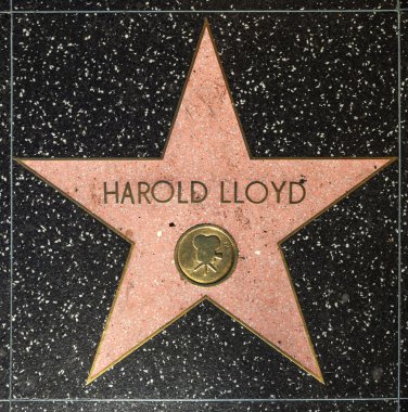 Harold lloyds yıldızı hollywood Şöhret Kaldırımı