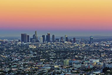 görüntülemek için downtown los Angeles'da sunset