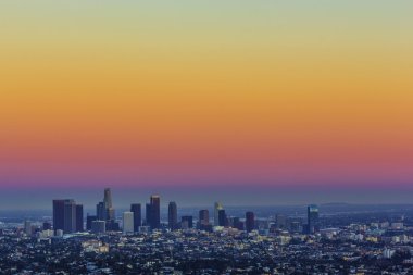 görüntülemek için downtown los Angeles'da sunset