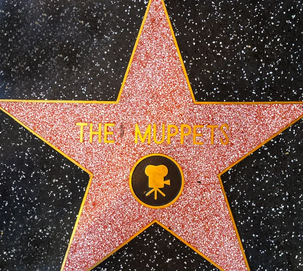A Muppets csillag Hollywood Walk of Fame — Stock Fotó
