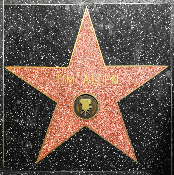 Звезда Тима Аллена на Голливудской Аллее славы — стоковое фото
