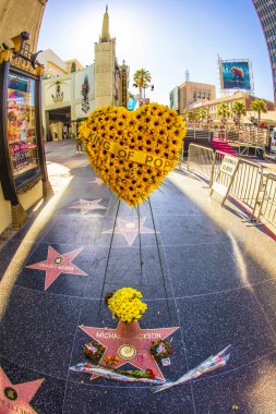 Michael Jackson's star on the Hollywood Walk of Fame clipart