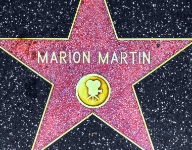 Marion martins yıldızı hollywood Şöhret Kaldırımı