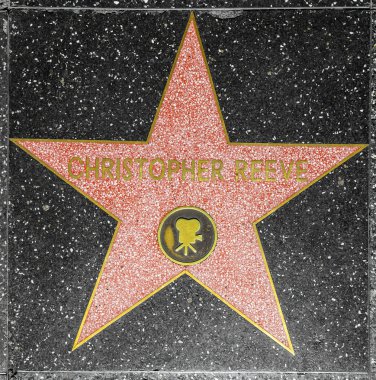 Christopher reeves yıldızı Hollywood walk of fame