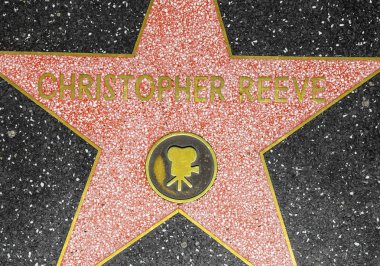 Christopher reeves yıldızı Hollywood walk of fame