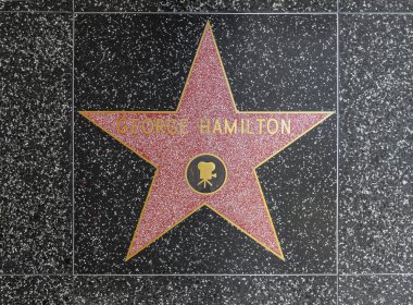 George hamiltons yıldızı hollywood Şöhret Kaldırımı