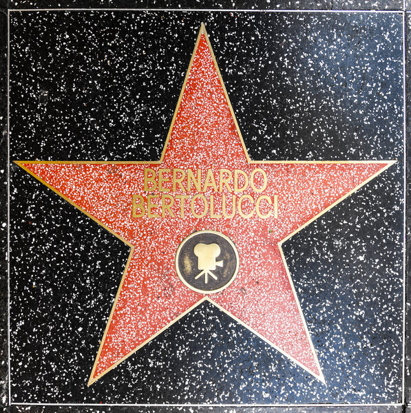 Bernardo Bertoluccis star on Hollywood Walk of Fame