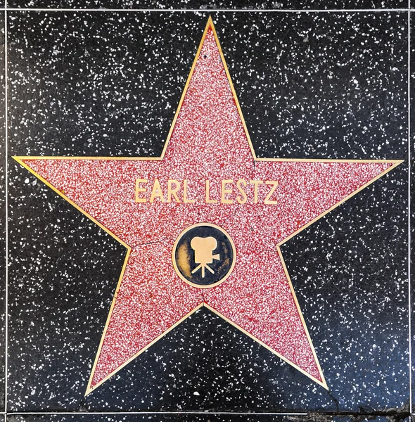 Earl Lestz star on Hollywood Walk of Fame — Stock Photo, Image