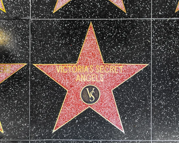 Вікторія Secret Angels зірка на Голлівудська Алея слави — стокове фото