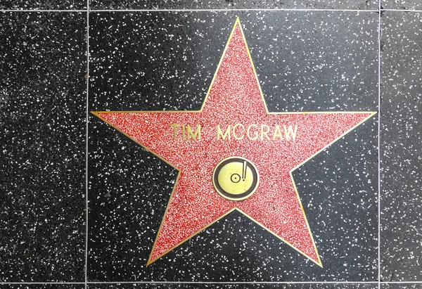 Tim Mcgraws protagoniza el Paseo de la Fama de Hollywood —  Fotos de Stock