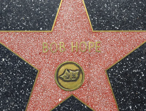 Bob doufá, že hvězdu na Hollywoodském chodníku slávy — Stock fotografie