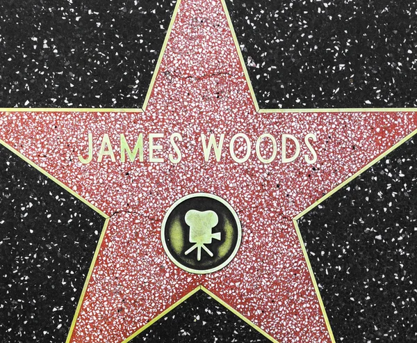 Зірка James Вудс на Голлівудська Алея слави — стокове фото
