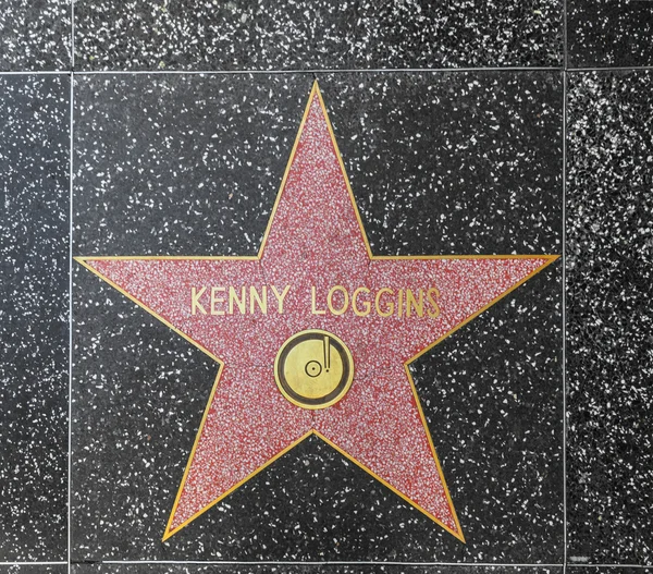 Kenny Loggins estrela na Calçada da Fama de Hollywood — Fotografia de Stock