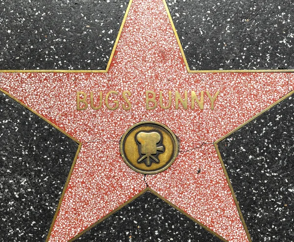 Багз Баннис звезда Голливудской Аллеи Славы — стоковое фото