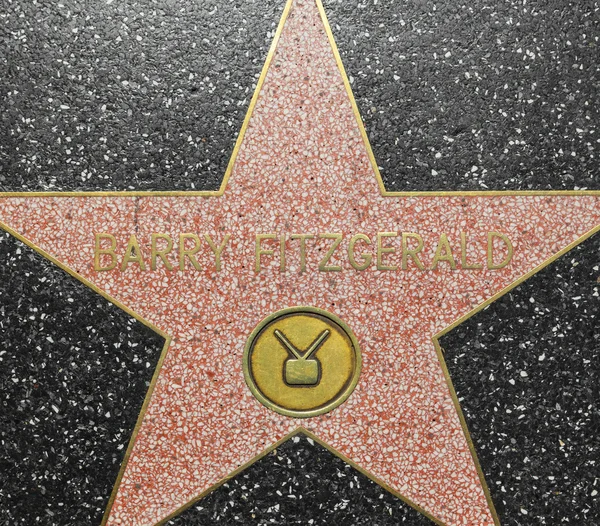 stock image Barry Fitzgeralds star on Hollywood Walk of Fame