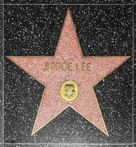 Bruce Lees star Hollywood Walk of Fame — Stock Fotó