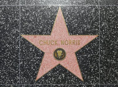 chuck Norris yıldızı hollywood Şöhret Kaldırımı