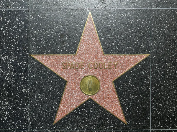 Spade Cooleys star on Hollywood Walk of Fame — Stock Photo, Image