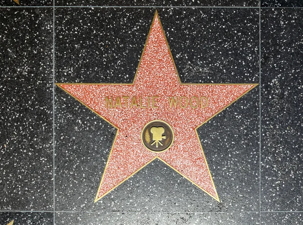 Natalie Woods star on Hollywood Walk of Fame — Stock Photo, Image