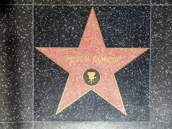 Peter Fondas star on Hollywood Walk of Fame — Stock Photo, Image