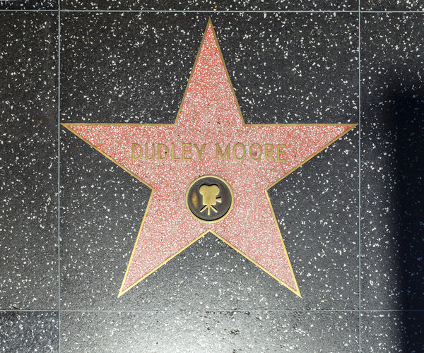 Dudley Moores star on Hollywood Walk of Fame