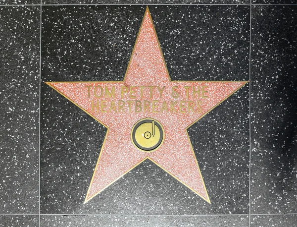 Том Петті & heartbreakers зірка на Голлівуд Алея слави — стокове фото