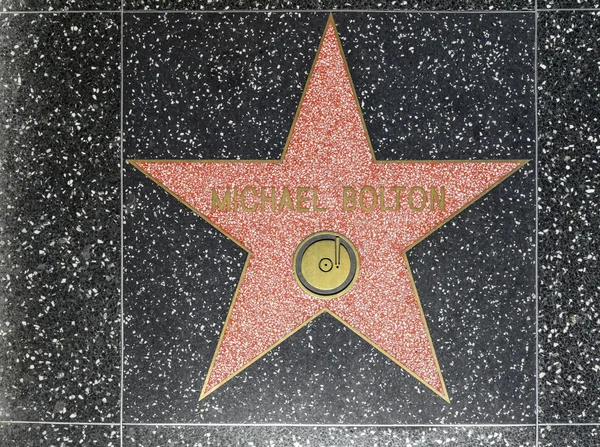 Michael Boltons зірка на Голлівудська Алея слави — стокове фото