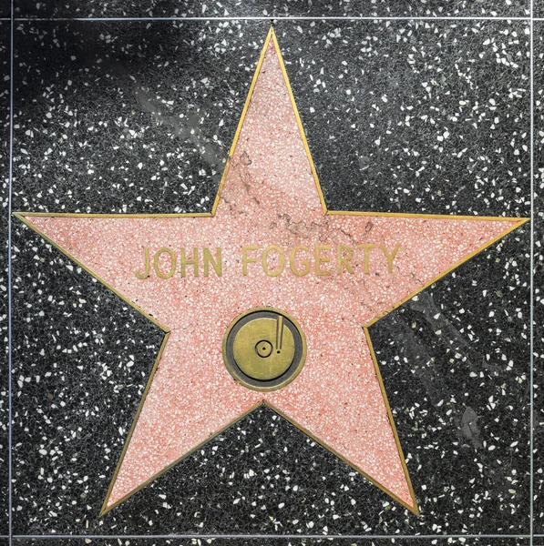 Джон Fogertys зірка на Голлівудська Алея слави — стокове фото
