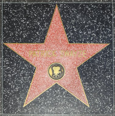Patrick Swayzes star on Hollywood Walk of Fame