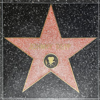 Johnny depps yıldızı hollywood Şöhret Kaldırımı