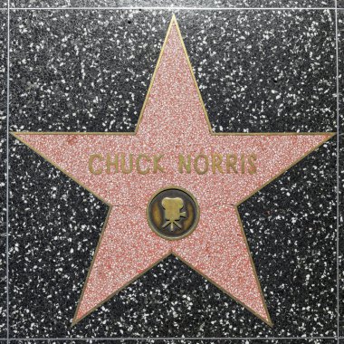 chuck Norris yıldızı hollywood Şöhret Kaldırımı