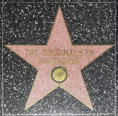 The original 5th dimensions star on Hollywood Walk of Fame