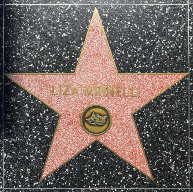 Liza minnellis yıldızı hollywood Şöhret Kaldırımı