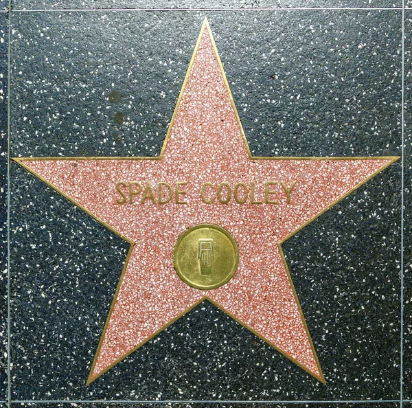 스페이드 Cooleys 스타 할리우드 명예의 거리에 — 스톡 사진