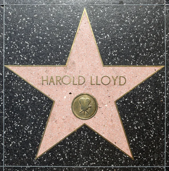 Harold lloyds star on Hollywood Walk of Fame