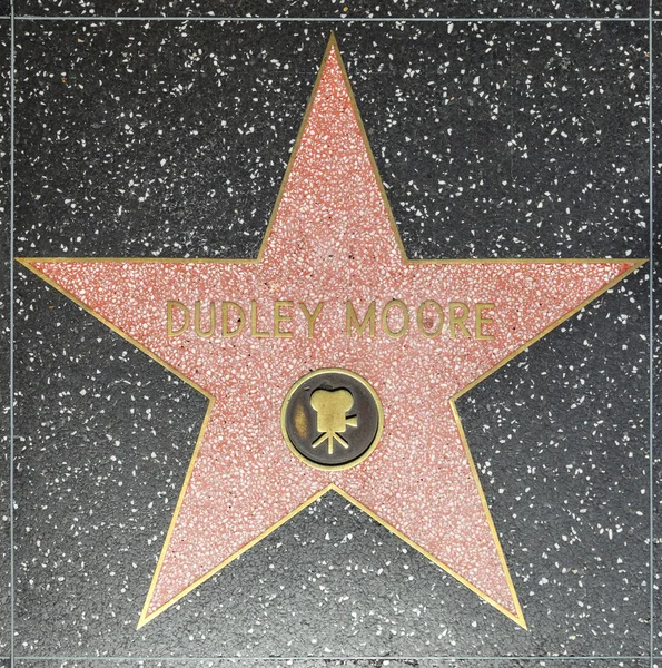 Dudley moores star auf hollywood walk of fame — Stockfoto