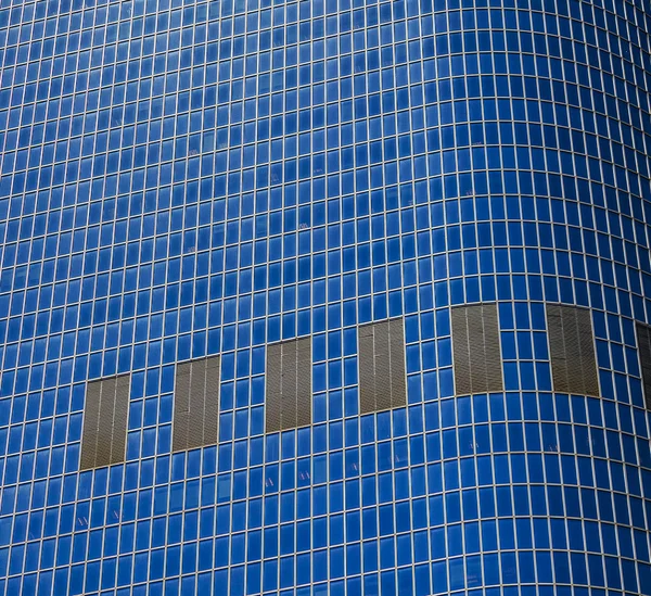 Fasad av skyskrapa downtown los angeles — Stockfoto
