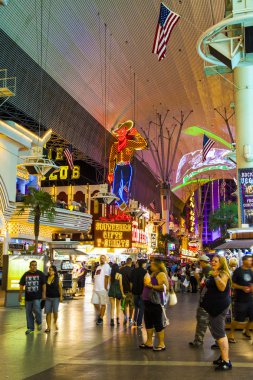 Fremont Sokağı las vegas, nevada gece