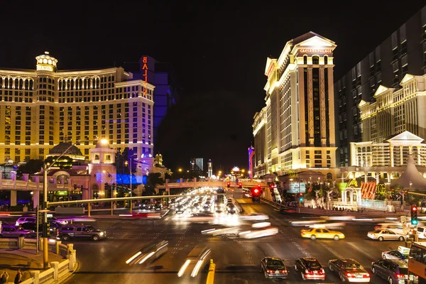 La bande à Las Vegas la nuit — Photo