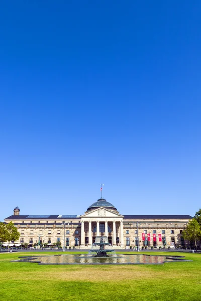 Famous historic Casino and Kurhaus in Wiesbaden — Stock Photo, Image