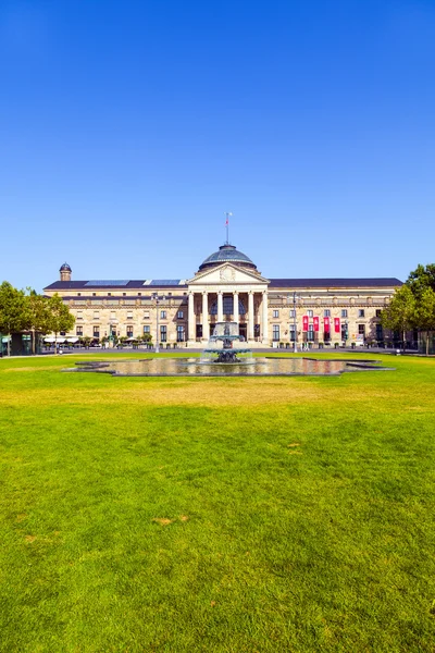 Berømte historiske Casino og Kurhaus i Wiesbaden - Stock-foto