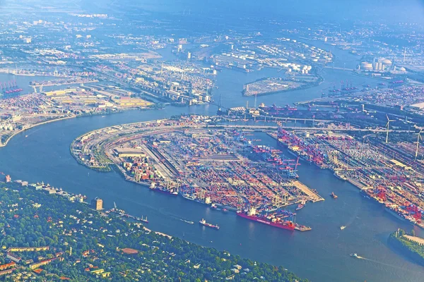 Воздушный Гамбург — стоковое фото
