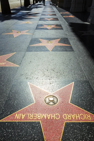 Richard Chamberlains estrela na Calçada da Fama de Hollywood — Fotografia de Stock