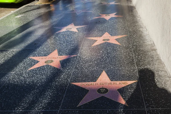 Sok csillag, mint a Donald Sutherland vagy a hollywoodi Friz Freleng — Stock Fotó