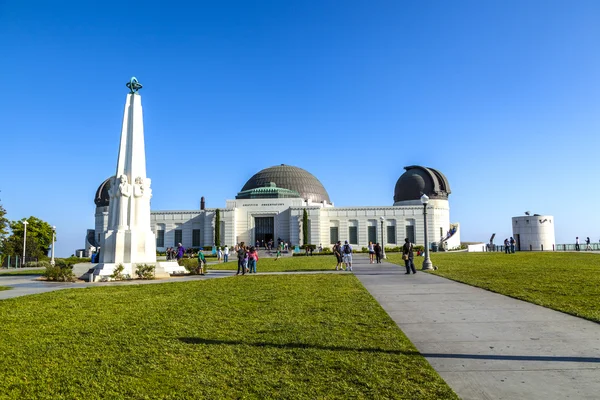 Visitar el observatorio Griffith — Foto de Stock